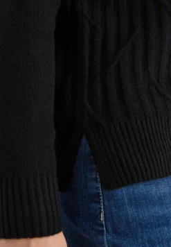 Struktur Rollkragenpullover