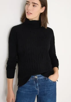 Struktur Rollkragenpullover