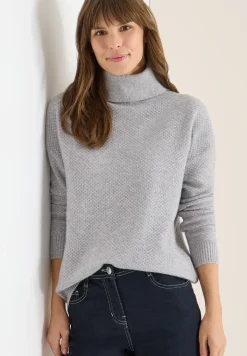 Struktur Rollkragenpullover