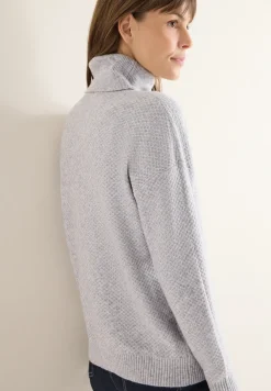 Struktur Rollkragenpullover