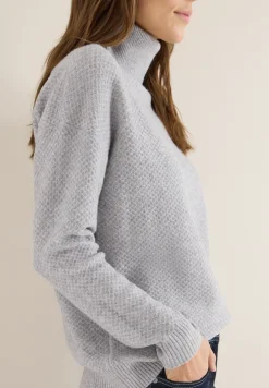 Struktur Rollkragenpullover