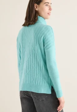 Struktur Rollkragenpullover