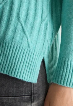 Struktur Rollkragenpullover
