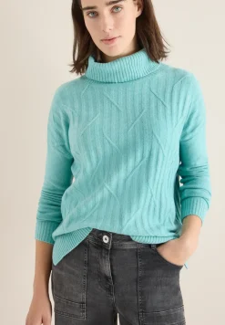 Struktur Rollkragenpullover
