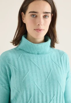 Struktur Rollkragenpullover