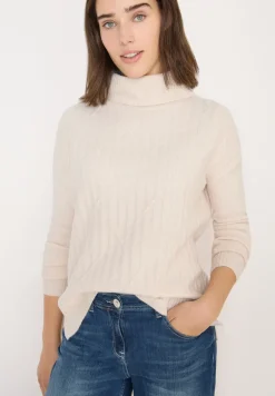 Struktur Rollkragenpullover
