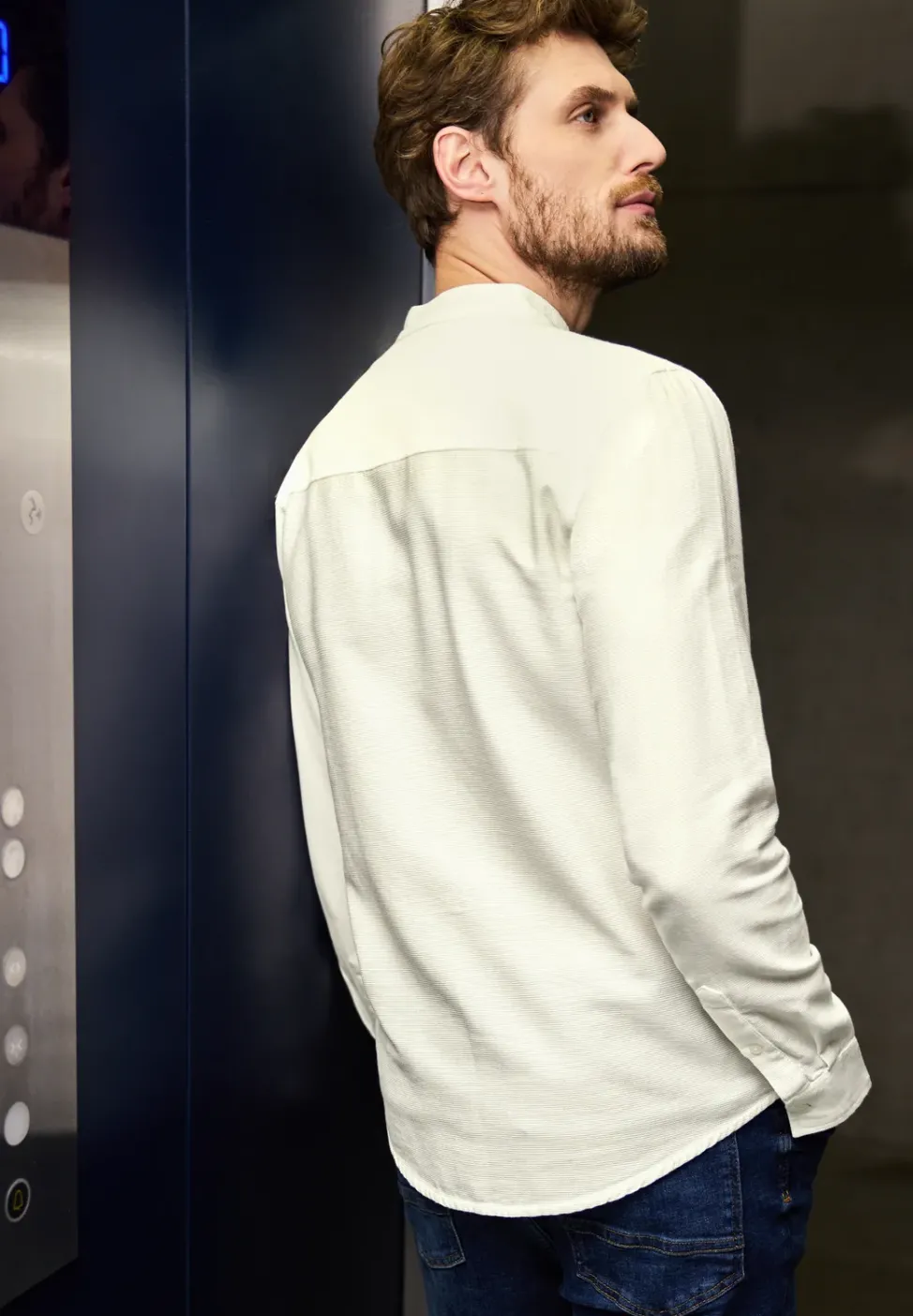 Strukturhemd im Slim Fit