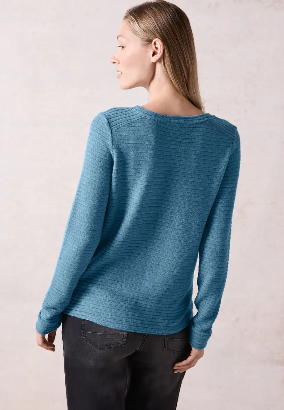 Strukturiertes Cosy Shirt