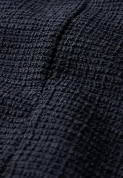 Strukturkleid in Unifarbe