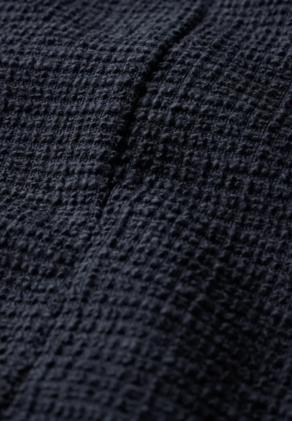 Strukturkleid in Unifarbe