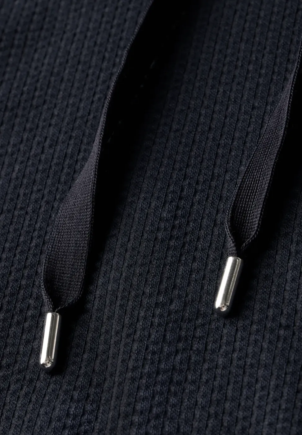 Strukturkleid mit Kapuze
