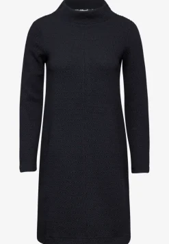 Strukturkleid mit Turtleneck
