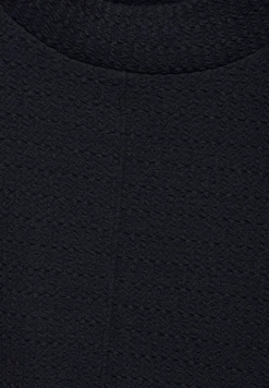 Strukturkleid mit Turtleneck