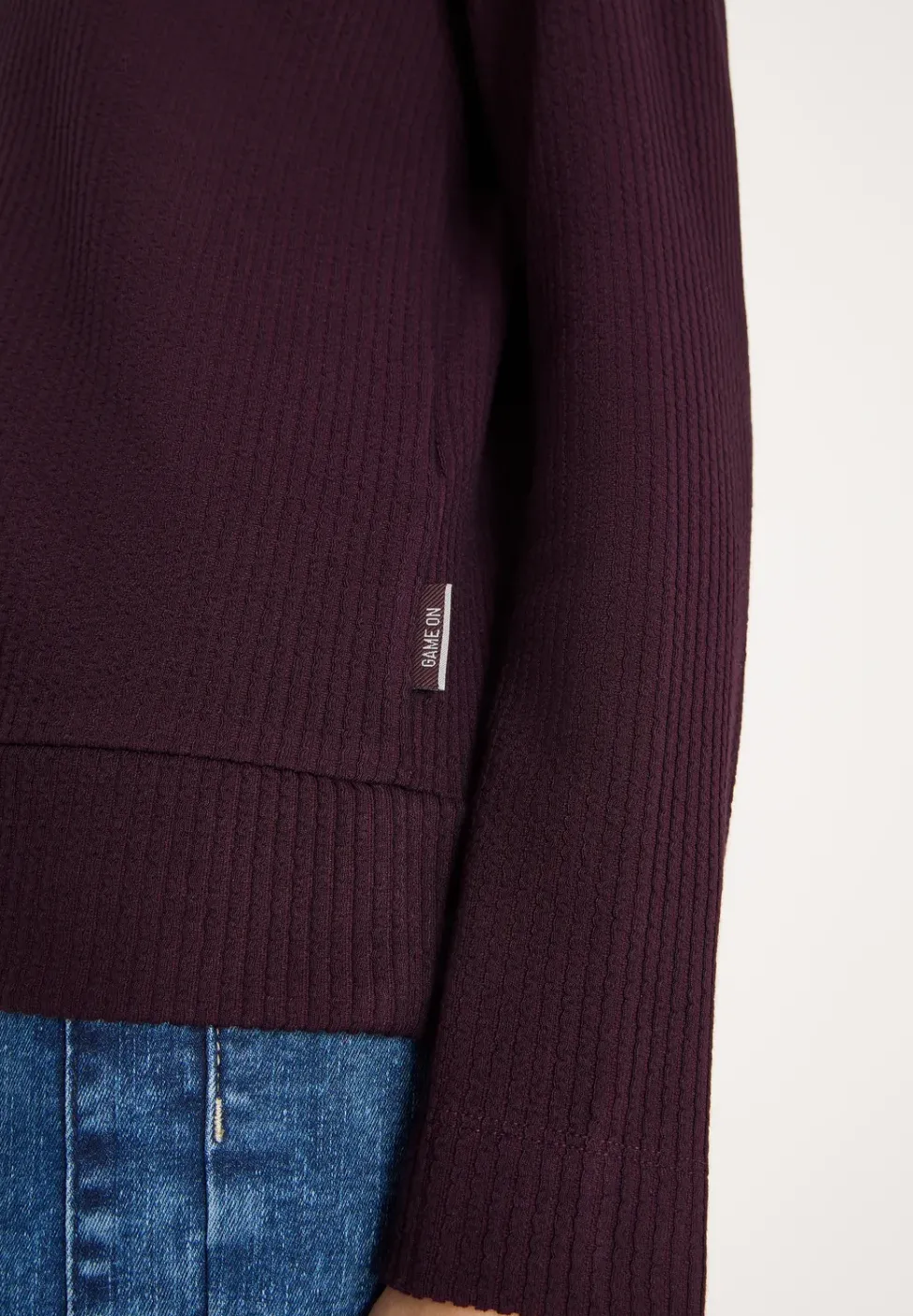 Struktur Langarmshirt