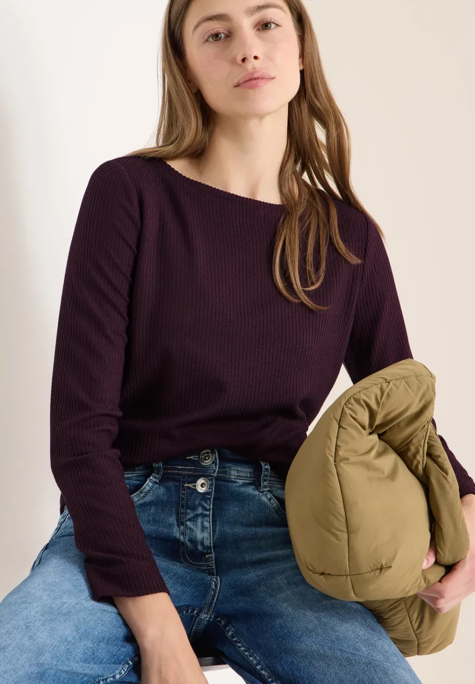 Struktur Langarmshirt