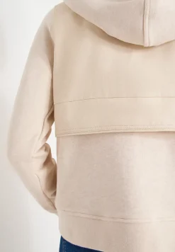 Strukturmix Hoodie Jacke