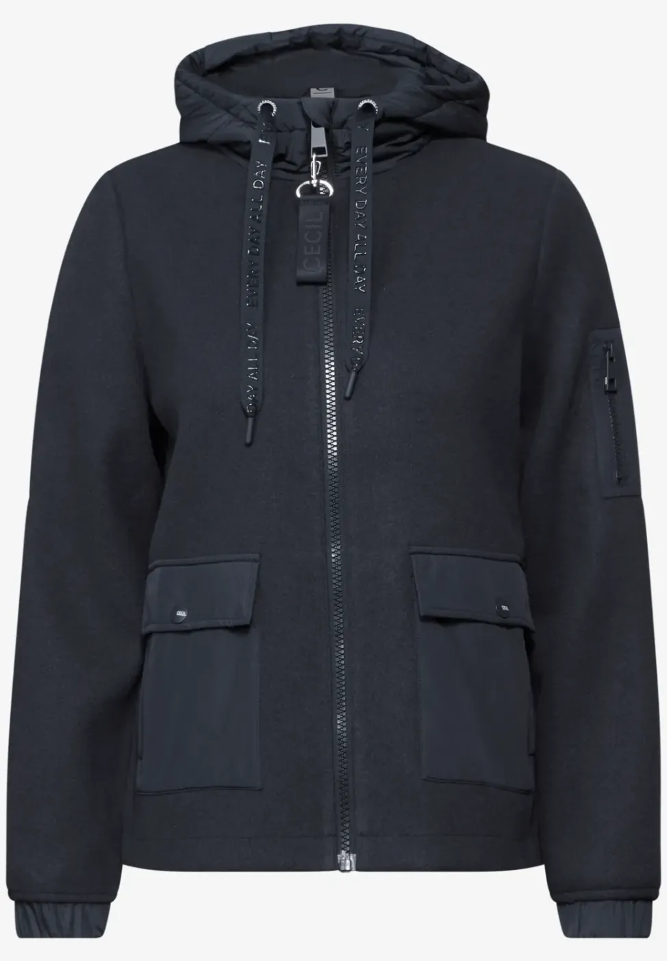 Strukturmix Jacke