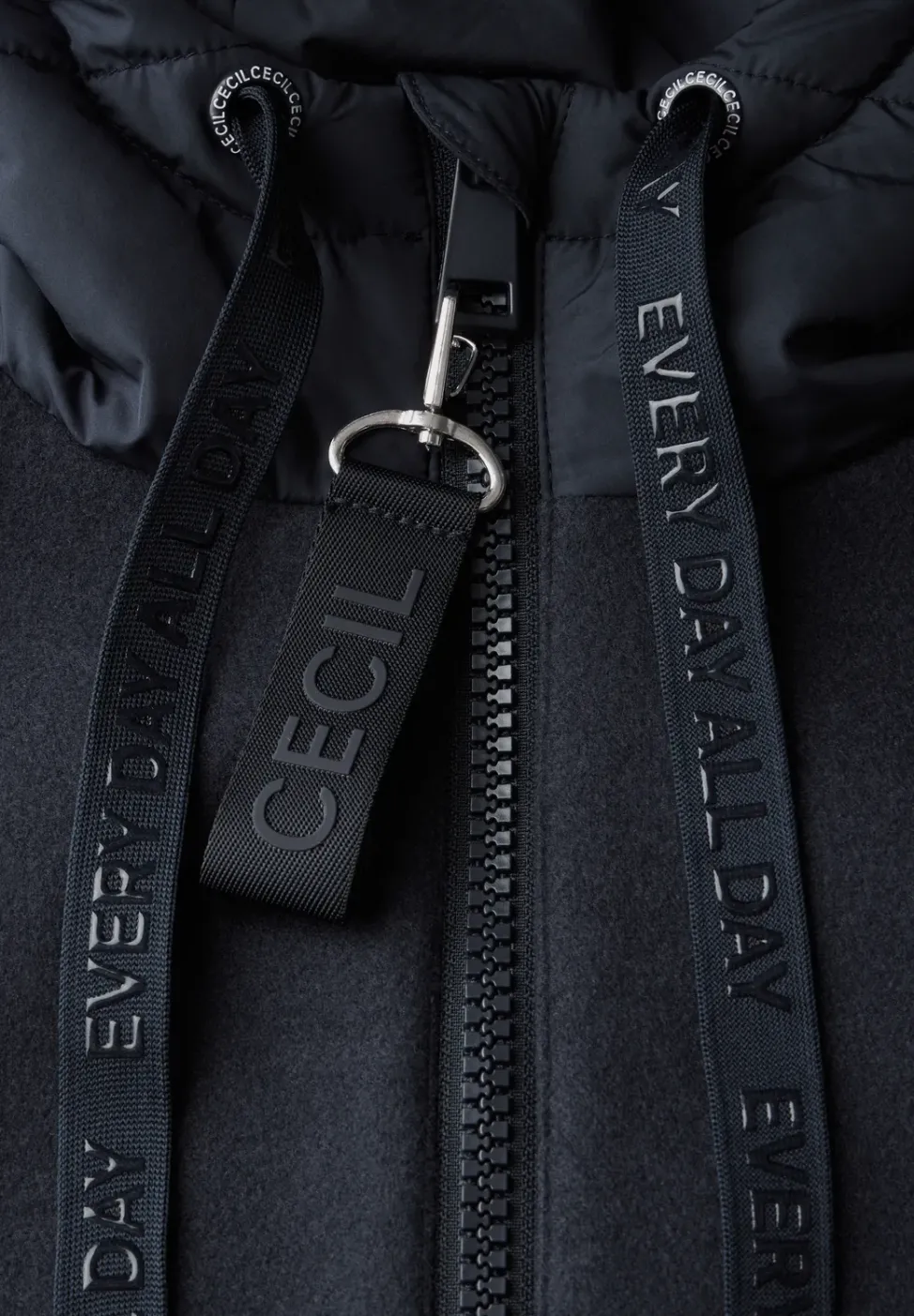 Strukturmix Jacke