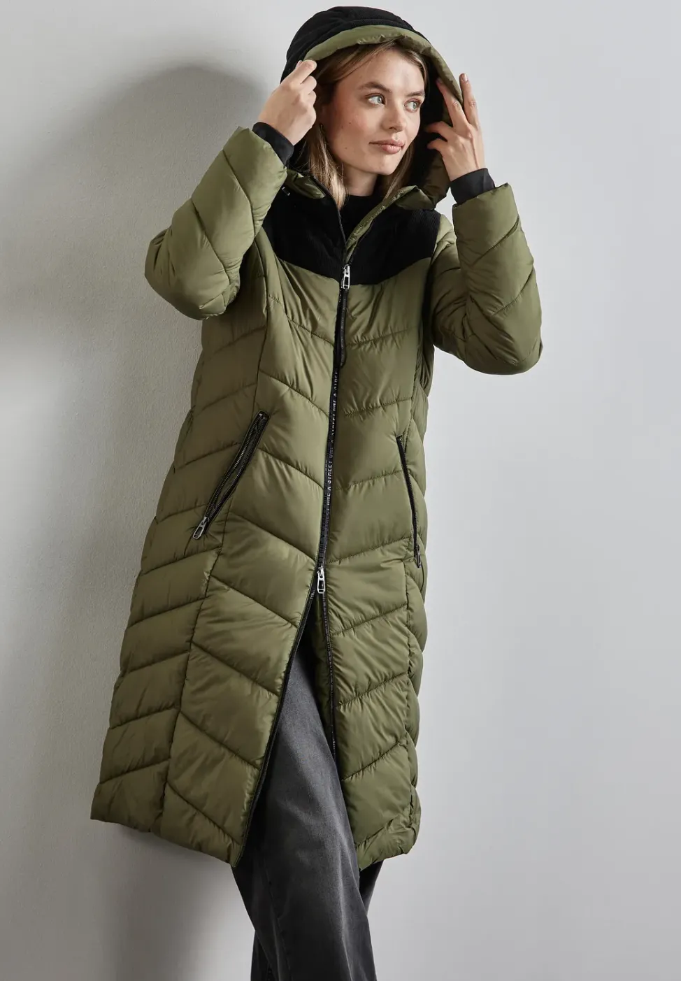 Strukturmix Jacke
