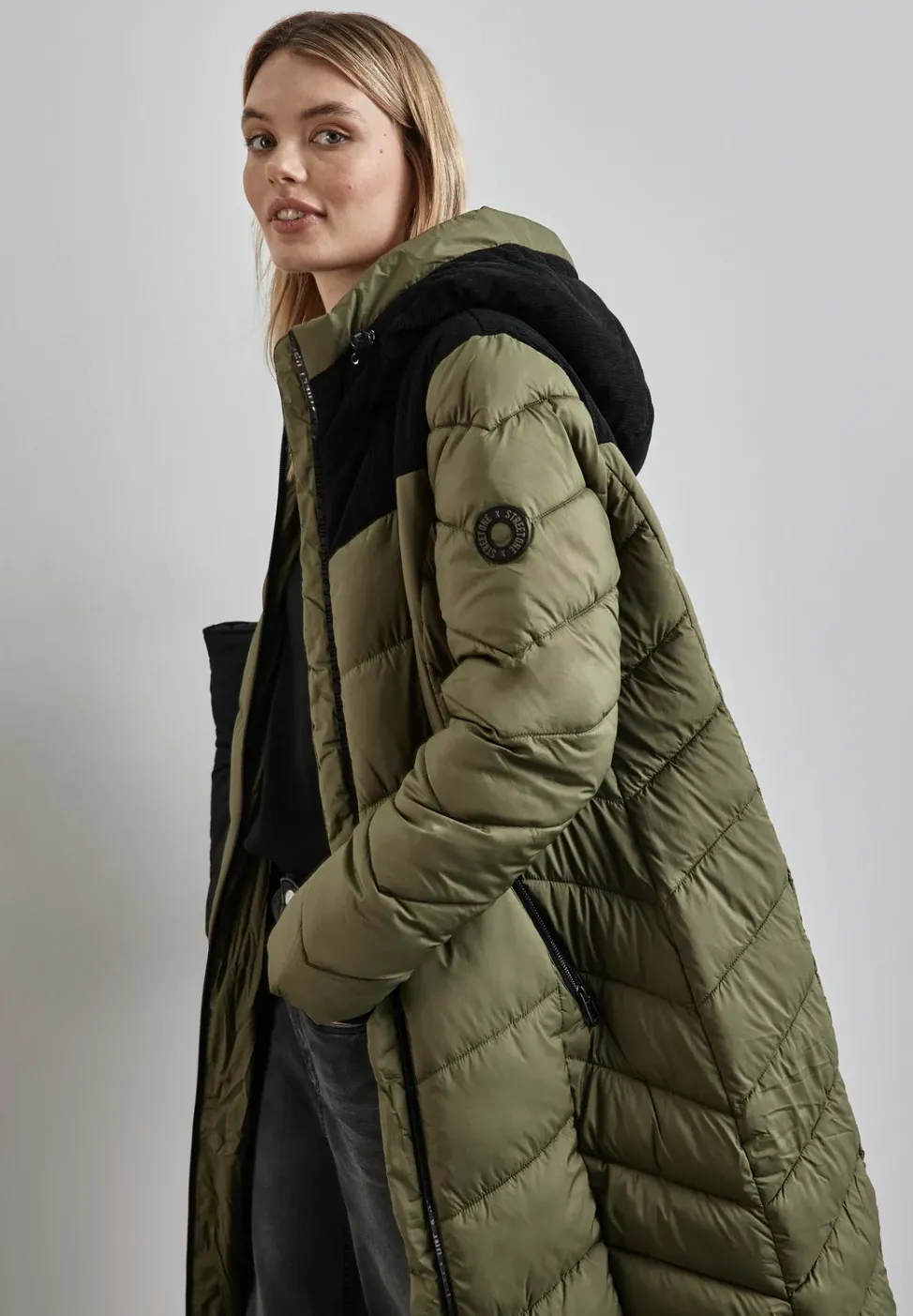 Strukturmix Jacke