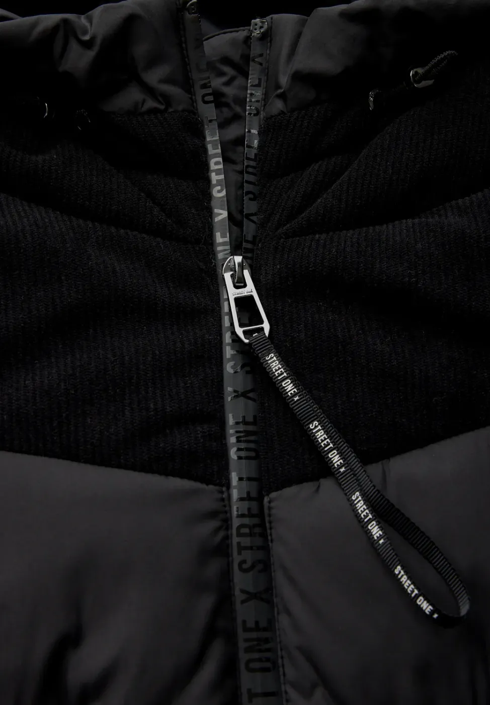 Strukturmix Jacke