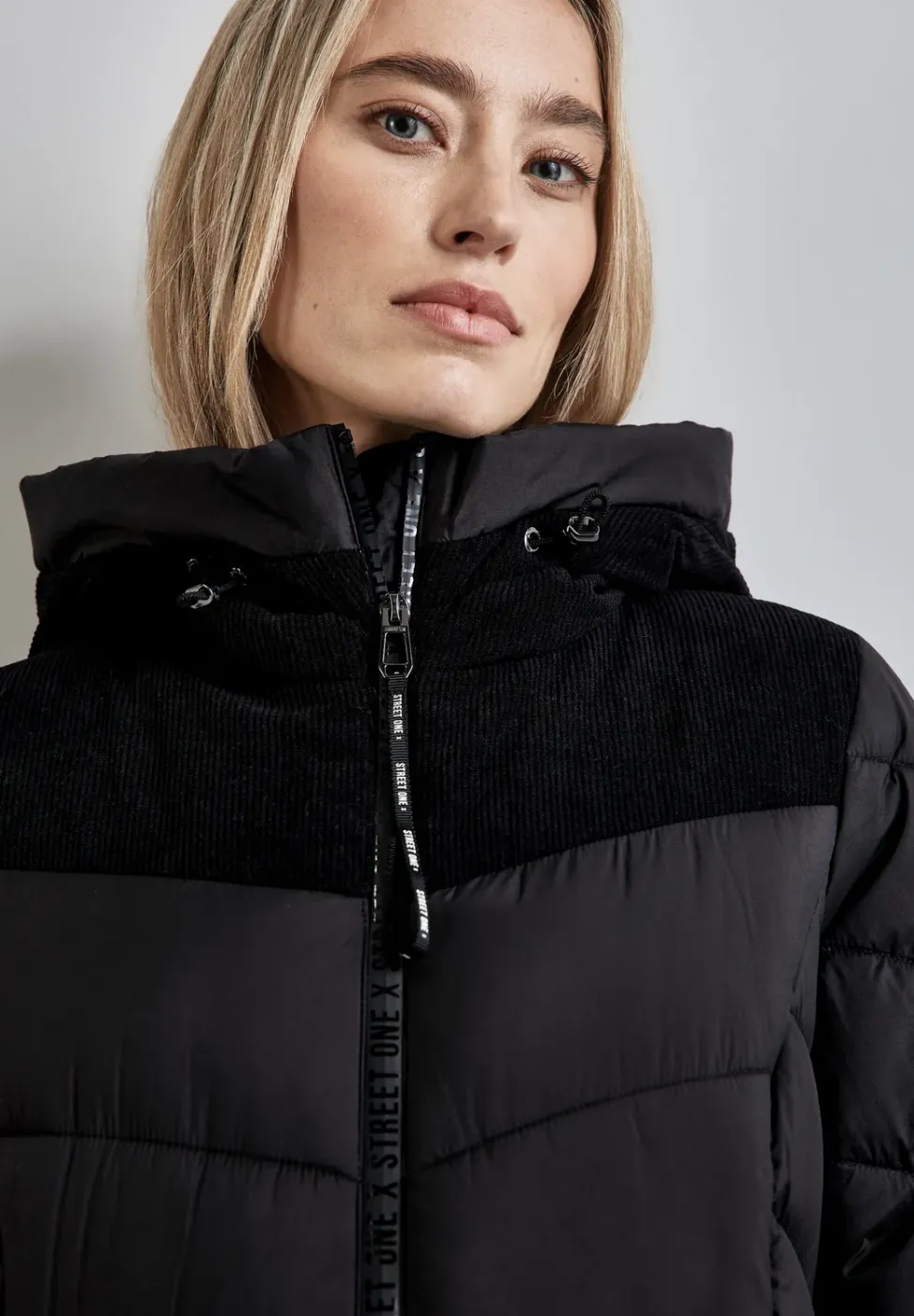 Strukturmix Jacke