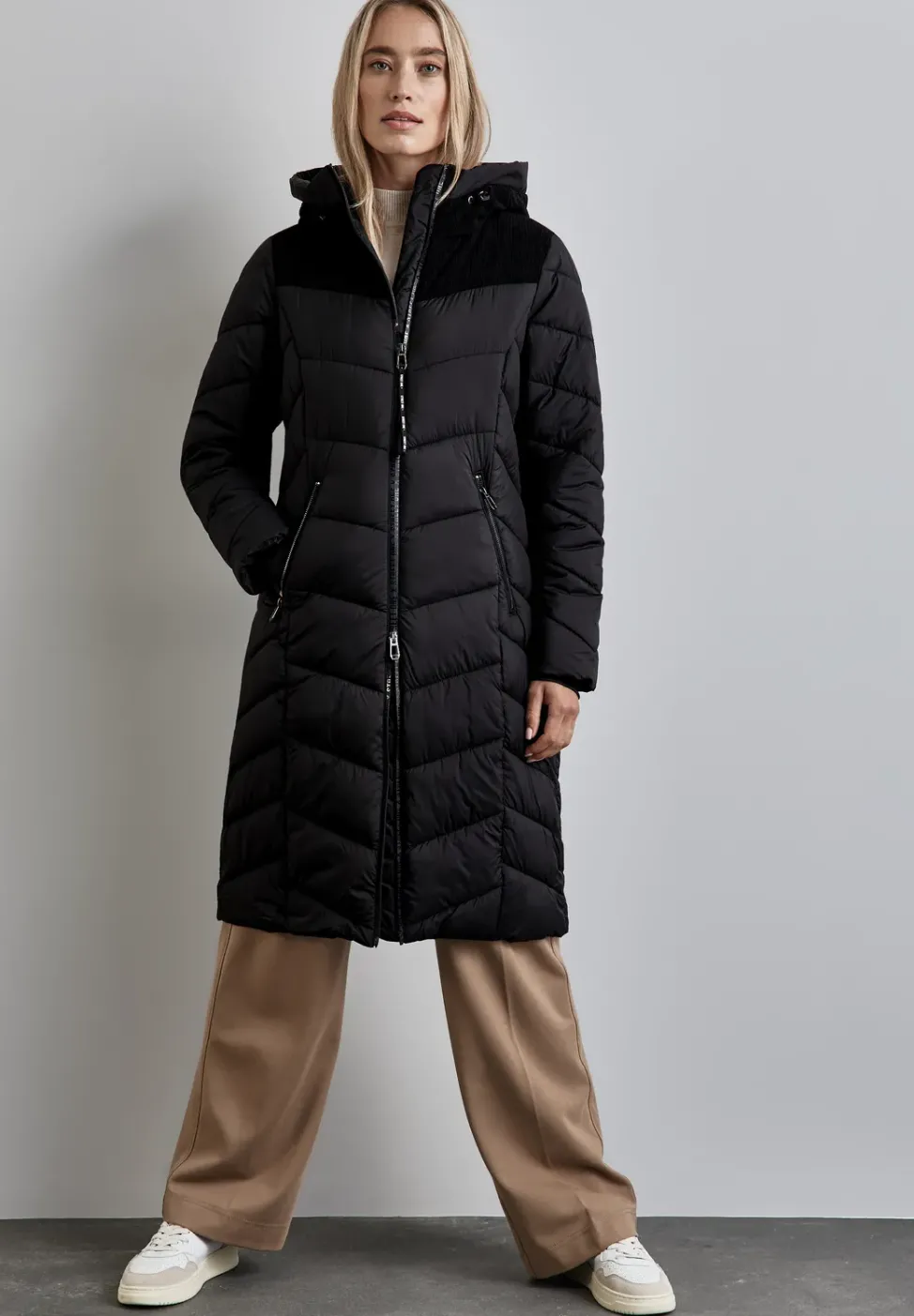 Strukturmix Jacke
