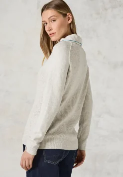 Strukturmix Raglan Pullover