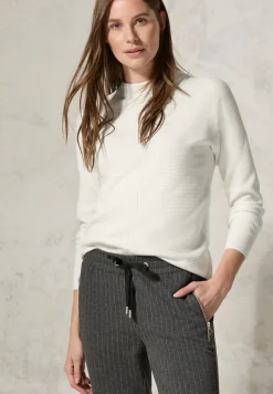 Strukturmix Dolman Pullover