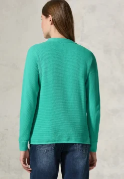 Strukturmix Dolman Pullover