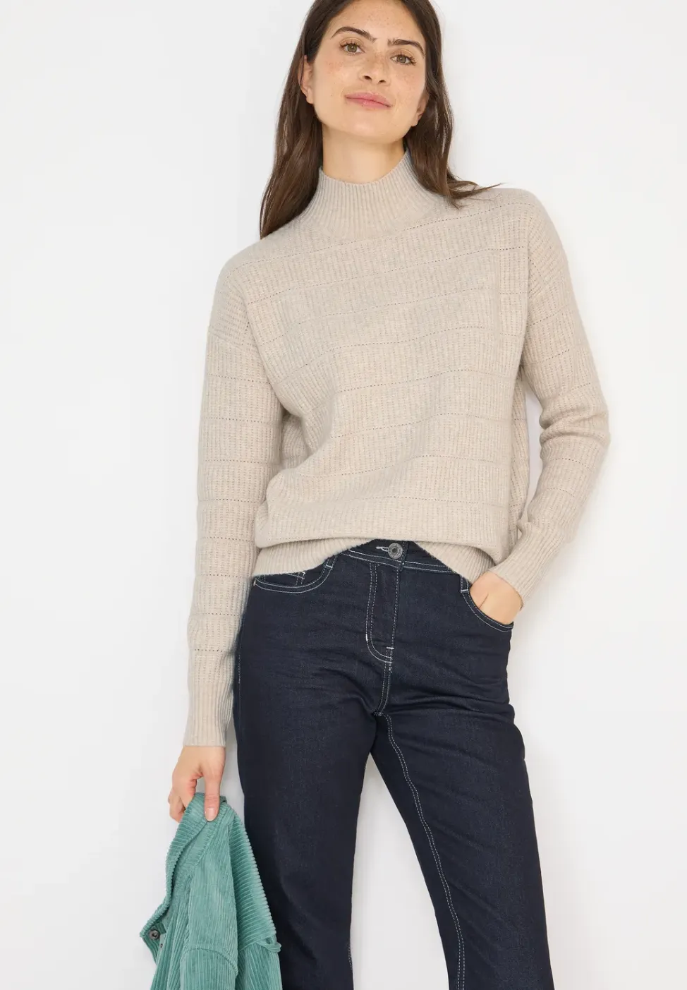 Strukturmix Pullover