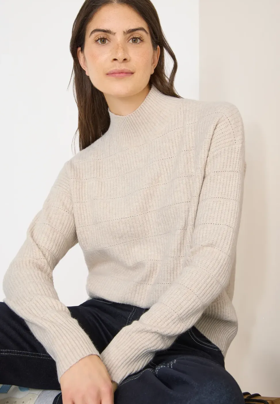 Strukturmix Pullover