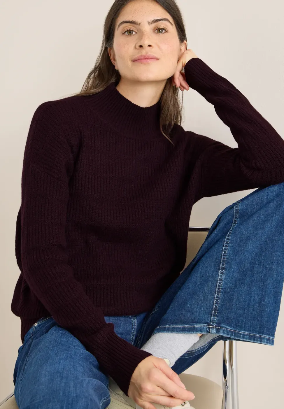 Strukturmix Pullover