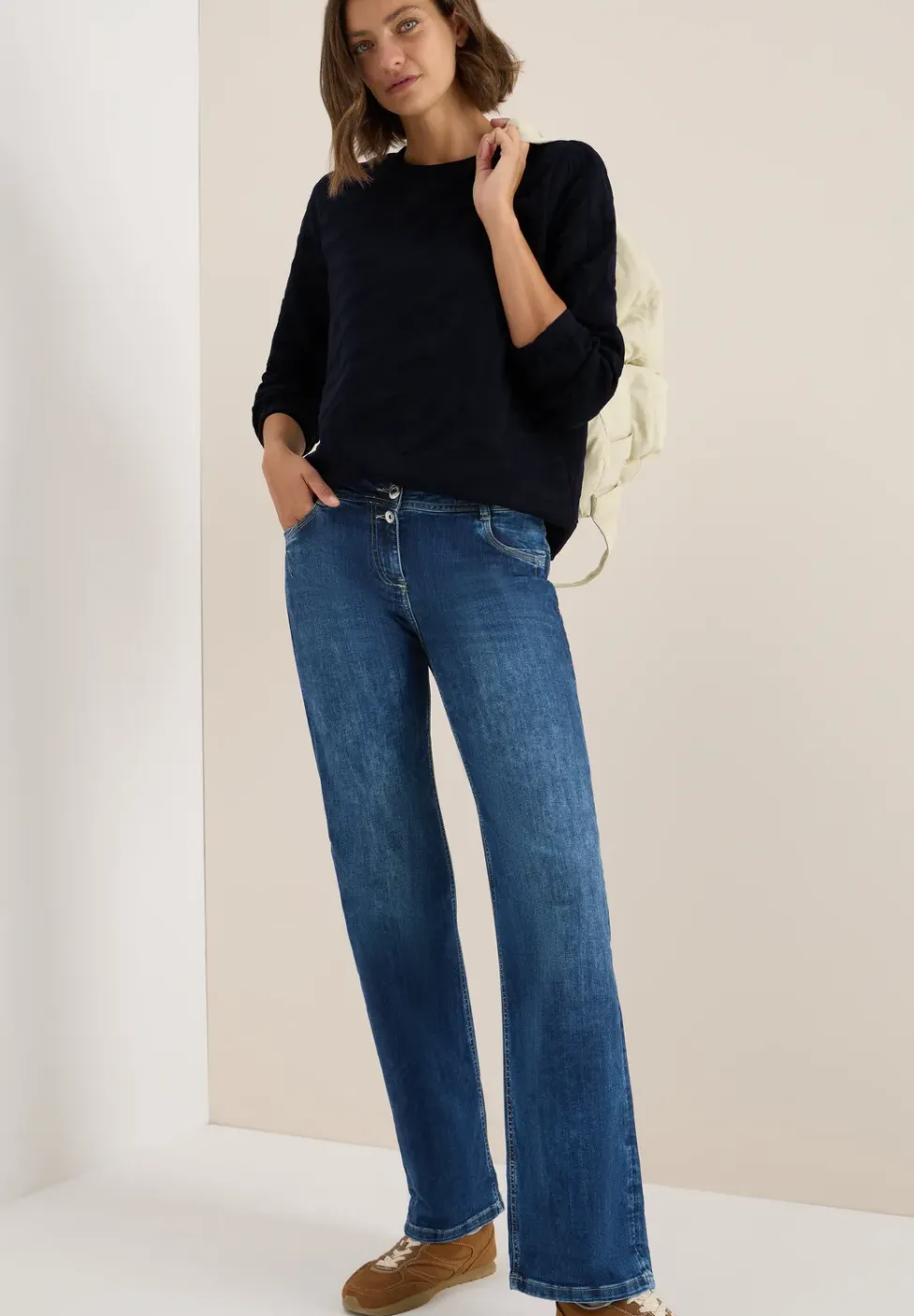 Strukturmuster Sweatshirt