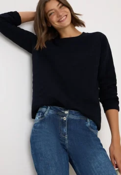 Strukturmuster Sweatshirt