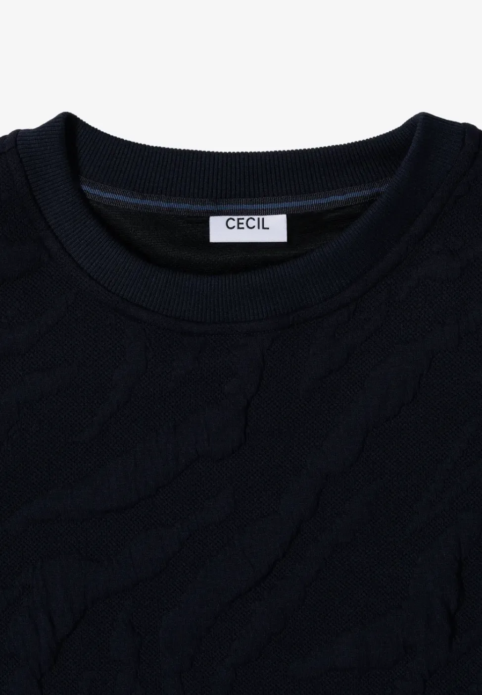 Strukturmuster Sweatshirt