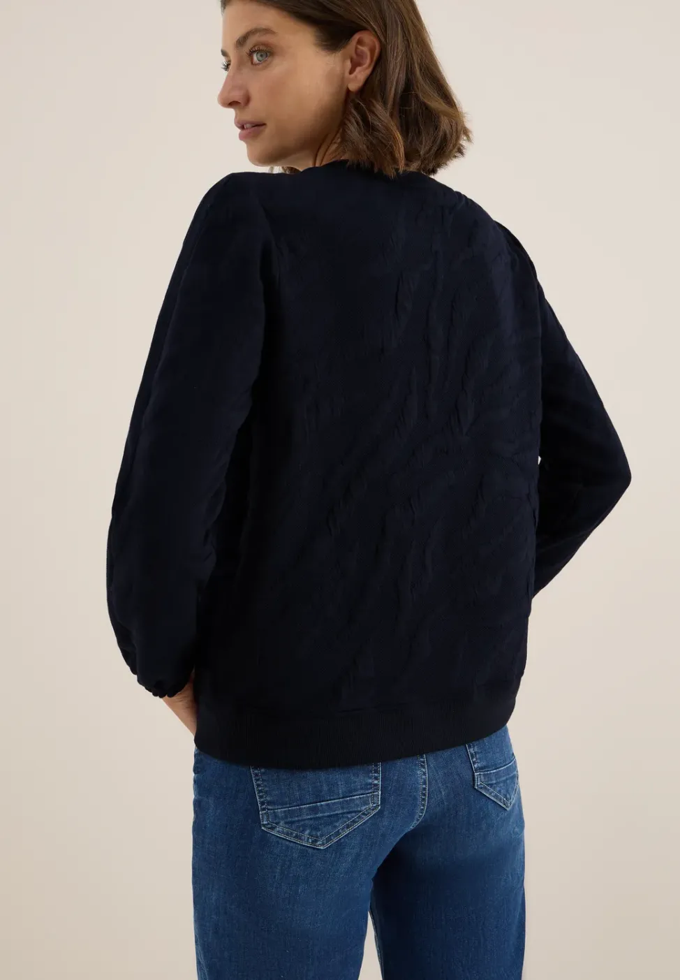 Strukturmuster Sweatshirt