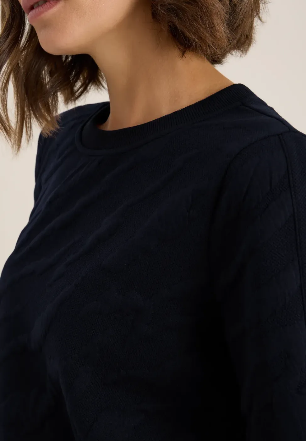 Strukturmuster Sweatshirt
