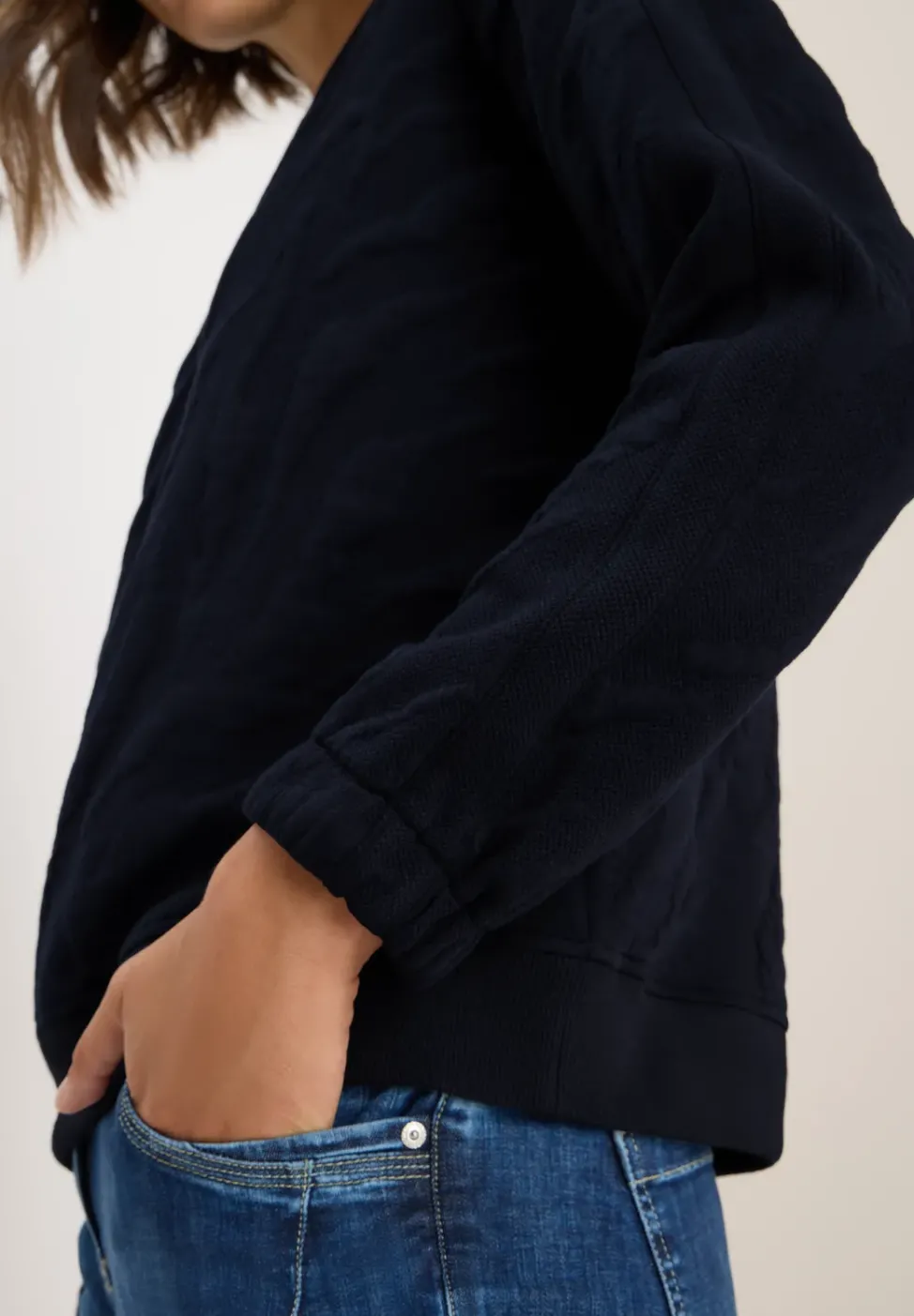 Strukturmuster Sweatshirt