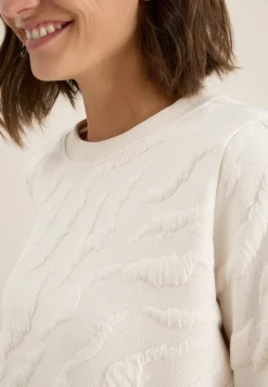 Strukturmuster Sweatshirt