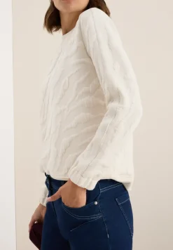 Strukturmuster Sweatshirt