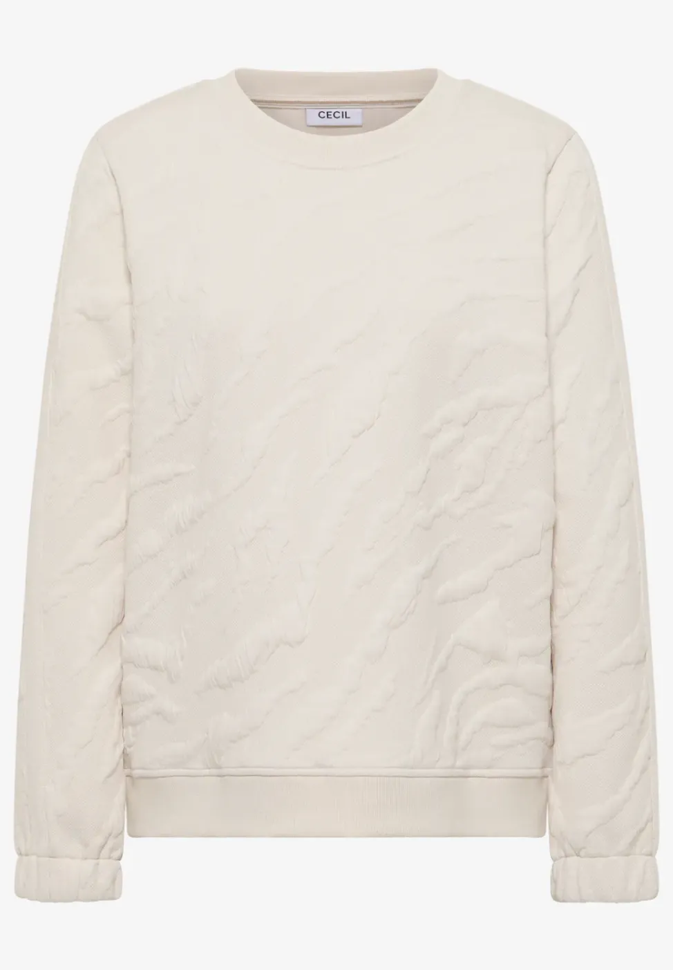 Strukturmuster Sweatshirt