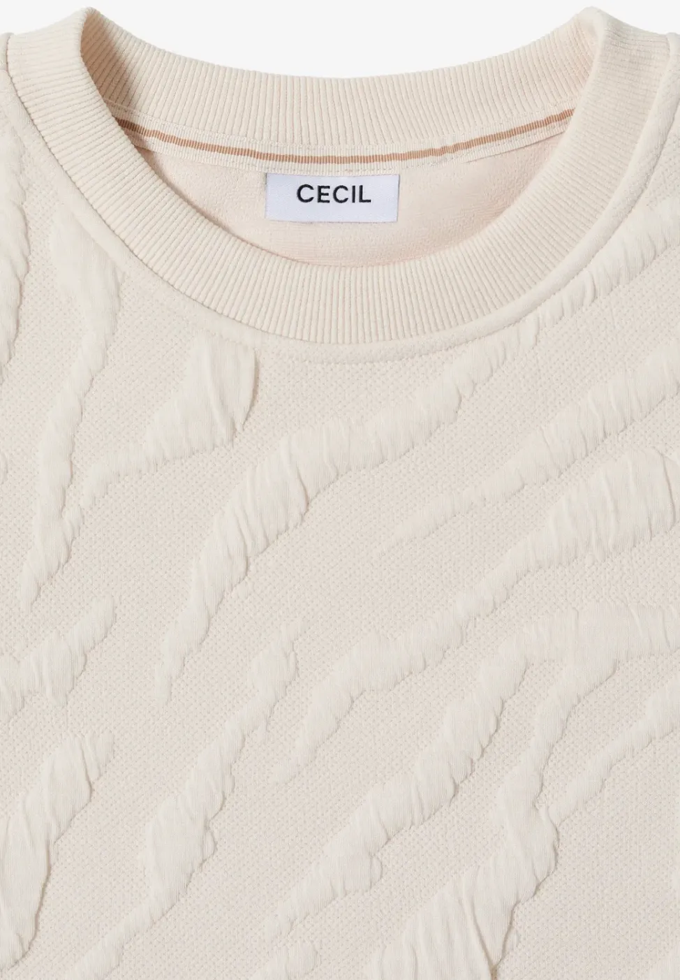 Strukturmuster Sweatshirt