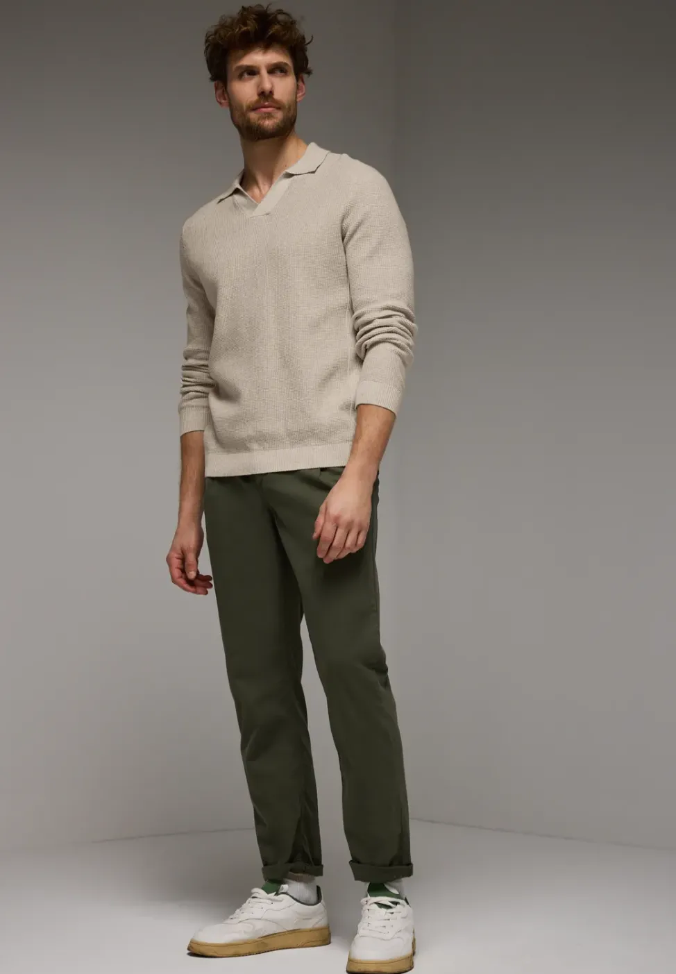 Struktur-Poloshirt