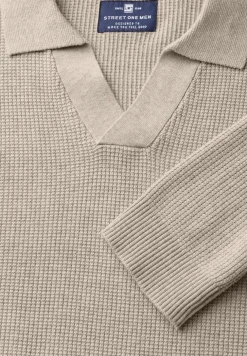 Struktur-Poloshirt