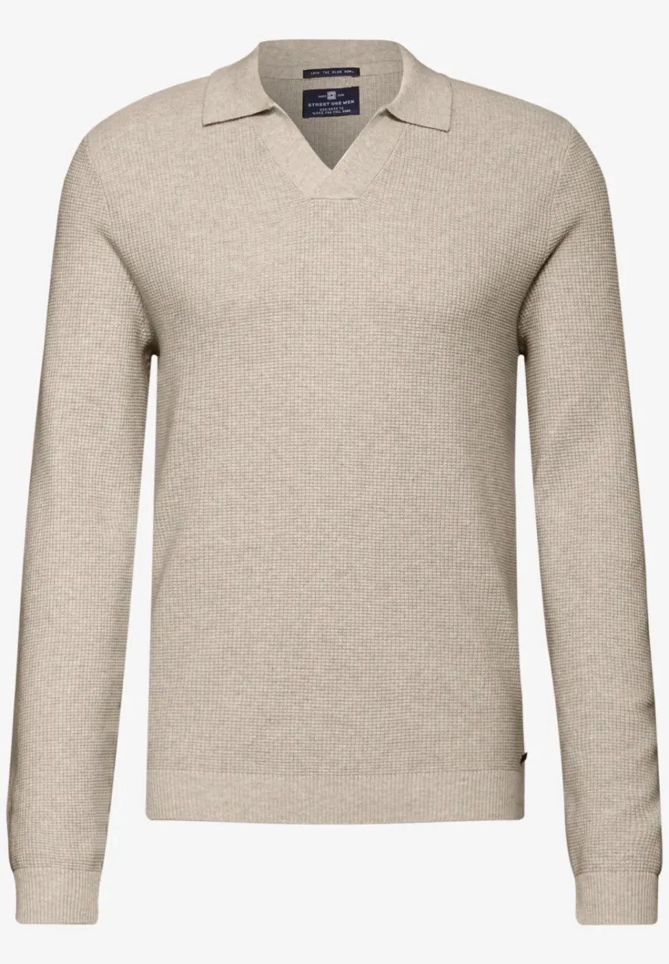 Struktur-Poloshirt