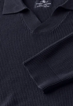 Struktur-Poloshirt