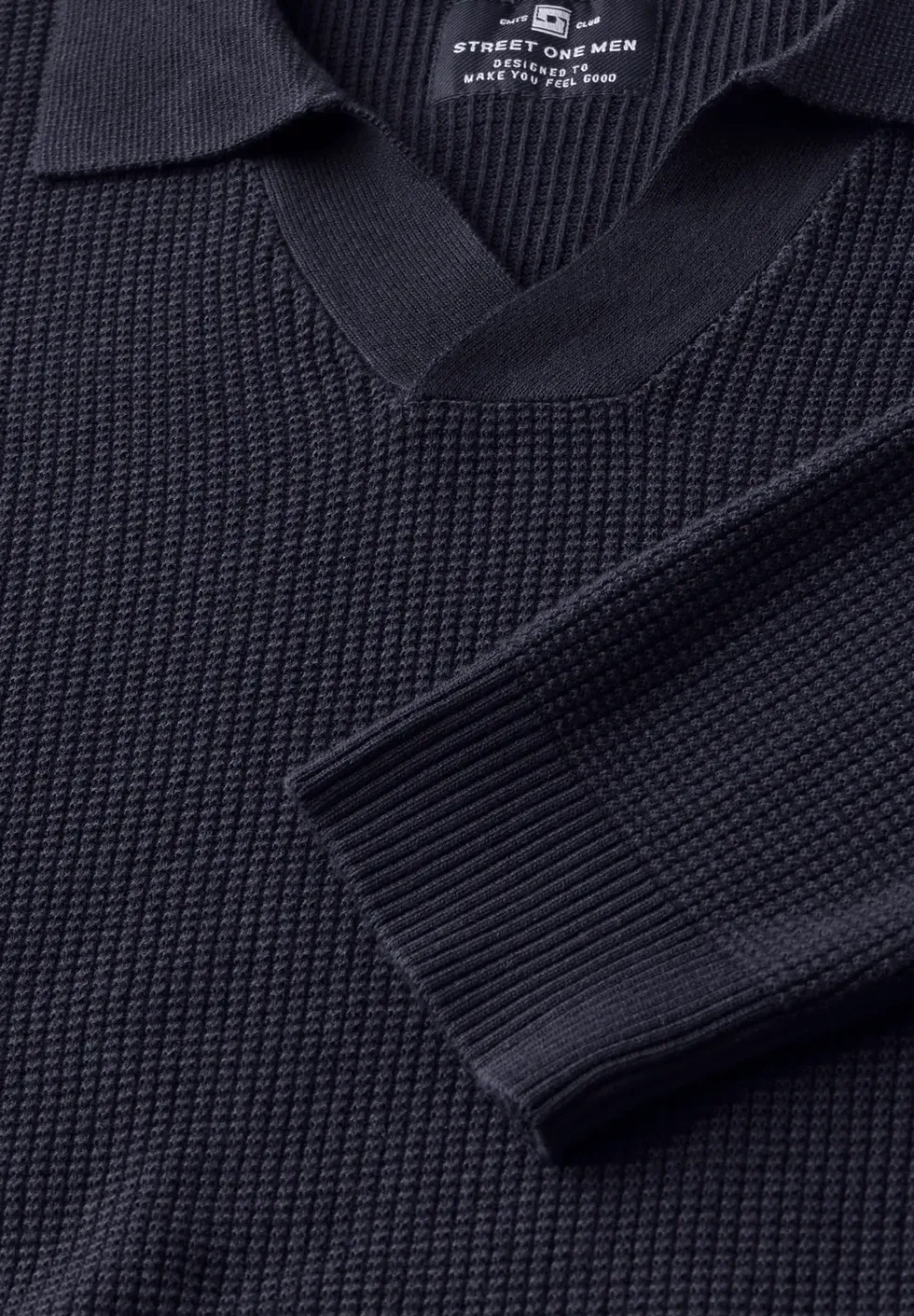 Struktur-Poloshirt