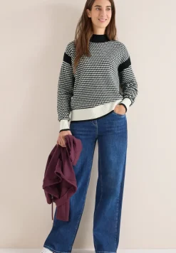 Struktur-Pullover