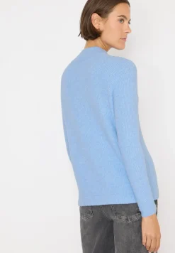 Strukturpullover mit Zipper
